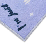 Spaces Kids Nylon Small Foot Mat, 1070 GSM, Character, Light Violet