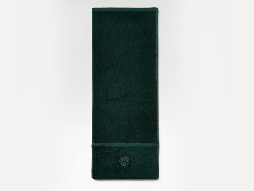 Spaces Wimbledon 2025 Jacquard Green 100% Cotton Hand Towel