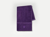 Spaces Wimbledon 2025 Jacquard Purple 100% Cotton Hand Towel