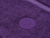 Spaces Wimbledon 2025 Jacquard Purple 100% Cotton Hand Towel