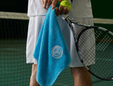 Spaces Wimbledon 2025 Jacquard Sky Blue Face Towel
