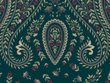 Spaces Rangana Multi 100% Cotton Double Quilt, 210 TC, Ornate, Dark Teal