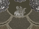 Spaces Rangana Multi 100% Cotton Double Quilt, 210 TC, Ornate, Dark Brown