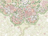 Spaces Rangana Muted 100% Cotton Double Quilt, 210 TC, Floral, Light Yellow
