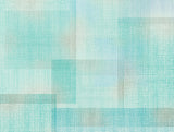 Spaces Organic Cotton Double Quilt, 180 TC, Geometric, Light Blue