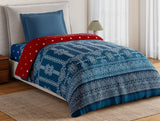 Spaces Essentials 100% Cotton Single Quilt, 144 TC, Ornate, Rust