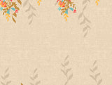 Spaces Essentials 100% Cotton Single Quilt, 144 TC, Floral, Light Taupe