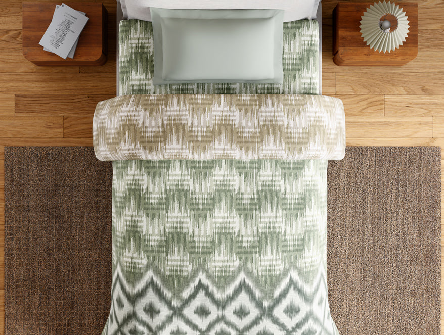 Spaces Essentials 100% Cotton Single Quilt, 144 TC, Geometric, Rust