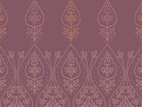 Spaces Essentials 100% Cotton Single Quilt, 144 TC, Ornate, Dark Blush