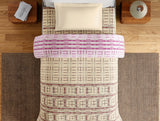 Spaces Essentials 100% Cotton Single Quilt, 144 TC, Geometric, Beige