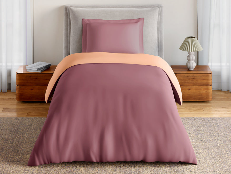 Spaces Essentials 100% Cotton Single Quilt, 170 TC, Solid, Buff
