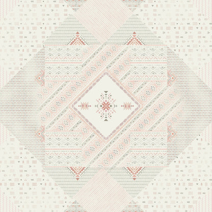 Spaces Innovations Hygro Cotton Double Quilt, 210 TC, Geometric, Cream