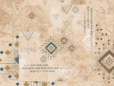 Spaces Innovations Hygro Cotton Double Quilt, 210 TC, Geometric, Beige
