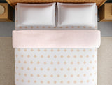 Spaces Innovations Hygro Cotton Double Quilt, 210 TC, Floral, White