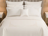 Spaces Luxury Celestia 100% Cotton Double Duvet Cover, 800 TC, Embroidered, White