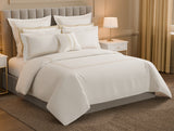 Spaces Luxury Aurora 100% Cotton Double Duvet Cover, 800 TC, Embroidered, Cream