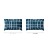 Spaces Fiora 100% Cotton 144 TC Percale Geometric Premium Bedding Set,Blue