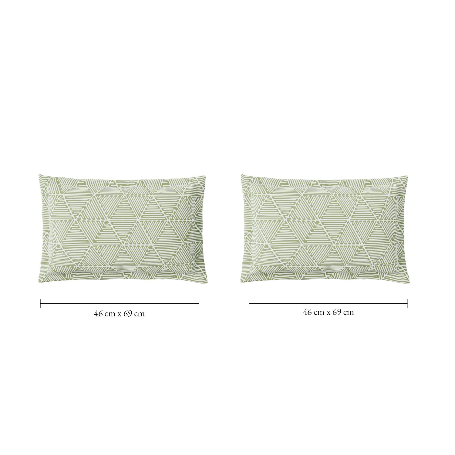 Spaces Fiora 100% Cotton 144 TC Percale Floral Premium Bedding Set, Light Green