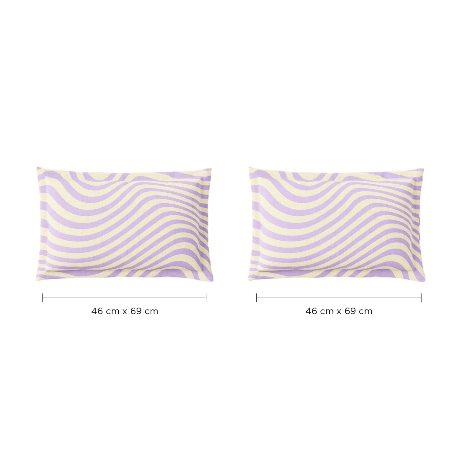 Spaces Neo Paradox 100% Cotton 152 TC Percale Geometric Large Bedsheet with 2 Pillow Covers, Light Green and Light Pink