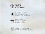 Spaces Neo Chaap 100% Cotton 152 TC Percale Ornate Permium Double Blanket Quilt, Beige