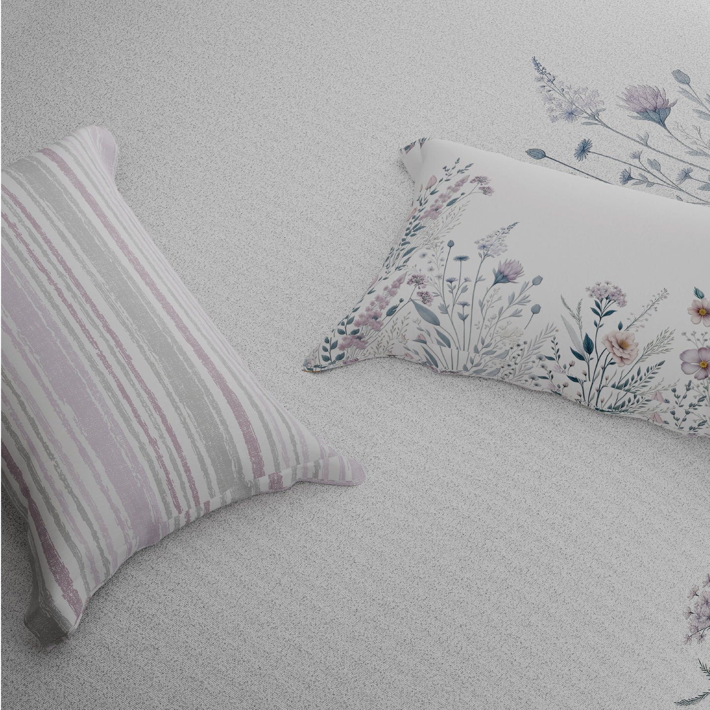 Spaces Riviera 100% Cotton 200 TC Percale Abstract Design Permium Large Bedsheet with 4 Pillow Covers, Taupe