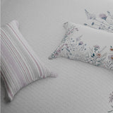 Spaces Riviera 100% Cotton 200 TC Percale Abstract Design Permium Large Bedsheet with 4 Pillow Covers, Taupe