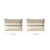 Spaces Vortex 100% Cotton 180 TC Percale Geometric Permium Large Bedsheet with 4 Pillow Covers, Beige