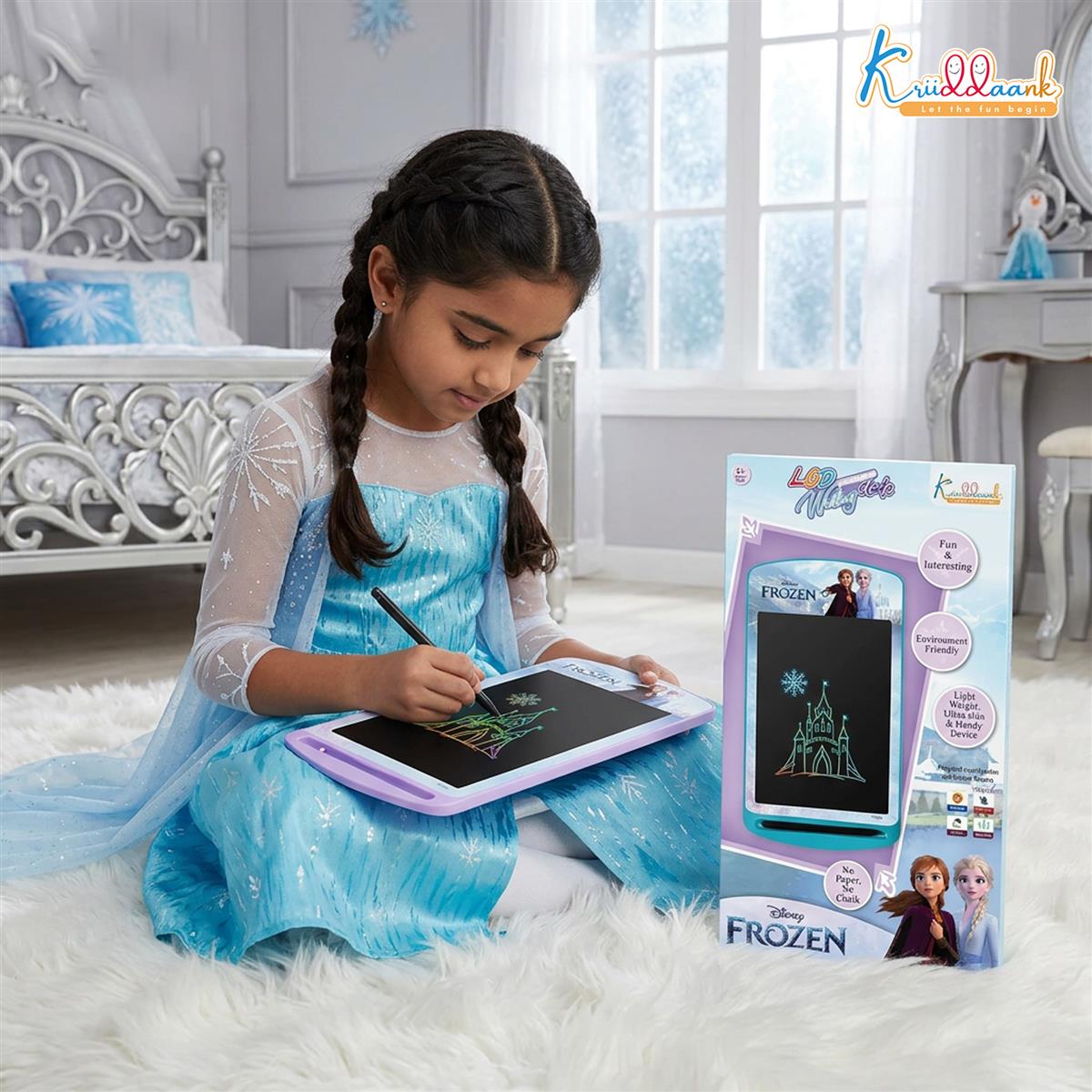 Kriiddaank Frozen 10.5 Inch LCD Writing Tablet,