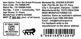 Kriiddaank Disney Princess Train Set for Girls- 11 Piece Pink