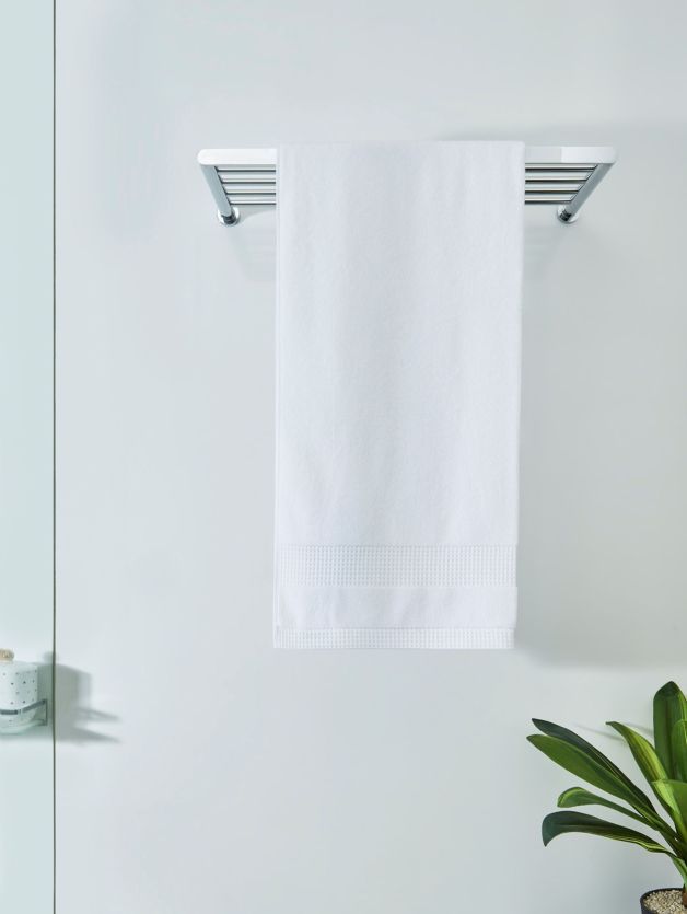 Decor Ecosoft White Bath Towel  White 75 cm x 1.5 m