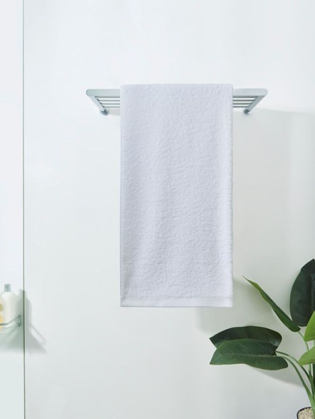 Decor Prism Blanco Bath Towel White  75 cm x 1.5 m
