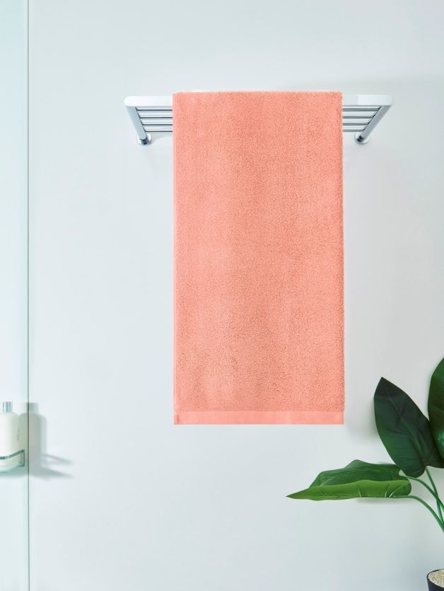 Decor Pioneer Happy Peach Bath Towel Peach  75cm× 1.5m