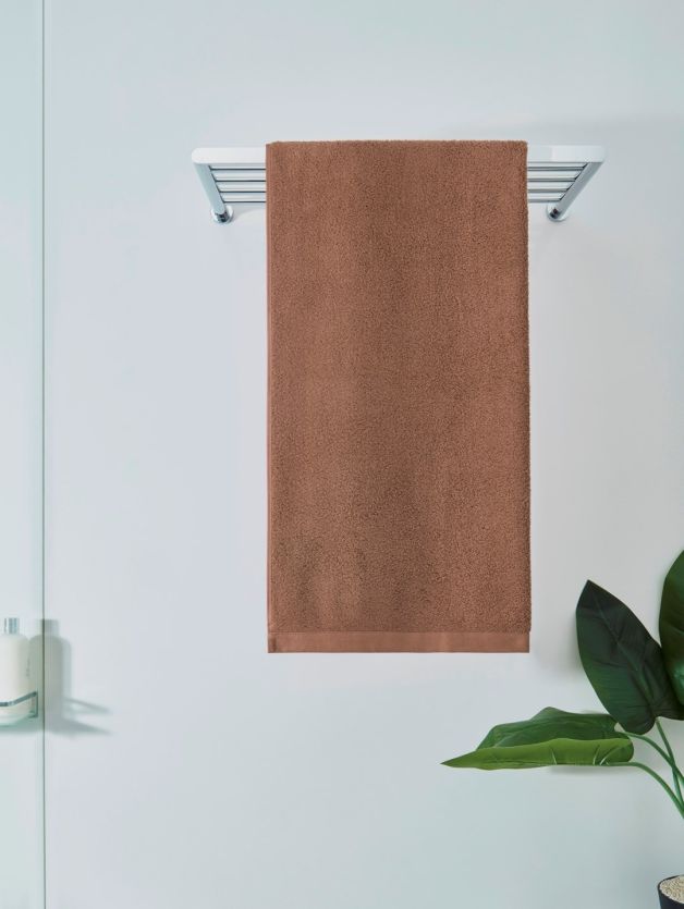 Decor Pioneer Bark Bath Towel Bark Brown 75cm x 1.5m