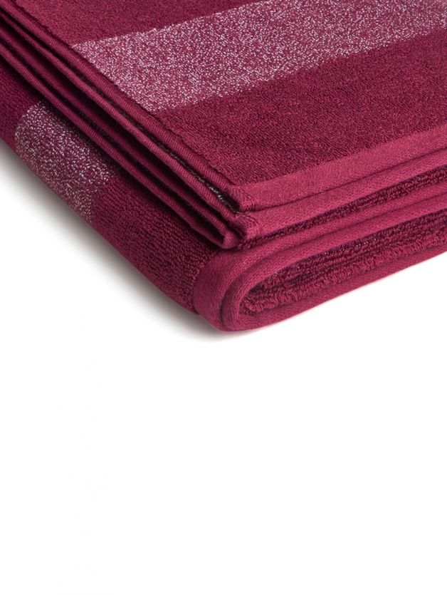 Decor Ace Mauve Bath Towel Wine 75cm x 1.5m