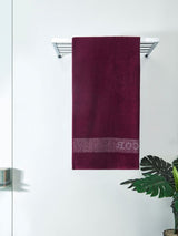 Decor Ace Mauve Bath Towel Wine 75cm x 1.5m