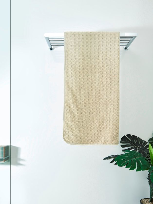 Decor Linea Oyster White Bath Towel Cream 75 cm x 1.5 m