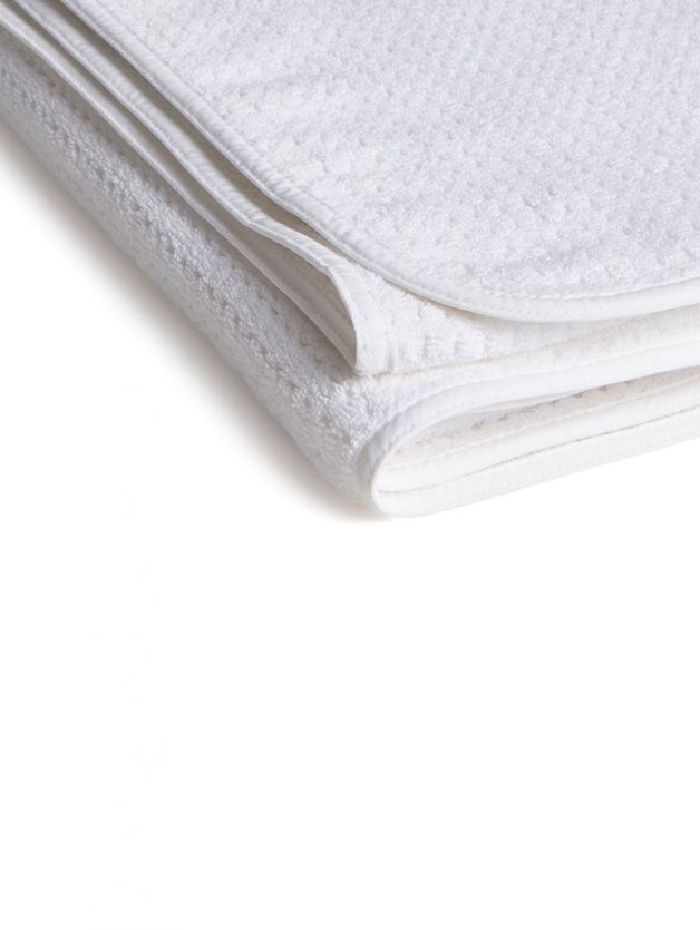 Decor Linea White Bath Towel White 75cm × 1.5m