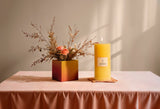 Lerrica Sculpted Fragrance Pillar Candle - 250GM