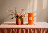 Lerrica Sculpted Fragrance Pillar Candle - 250GM
