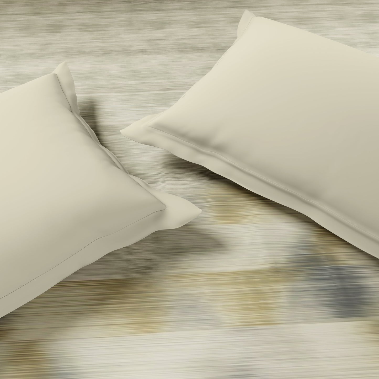 Spaces Luxury Loom Impressions 100% Egyptian Cotton Double Quilt, 350 TC, Geometric, Light Green