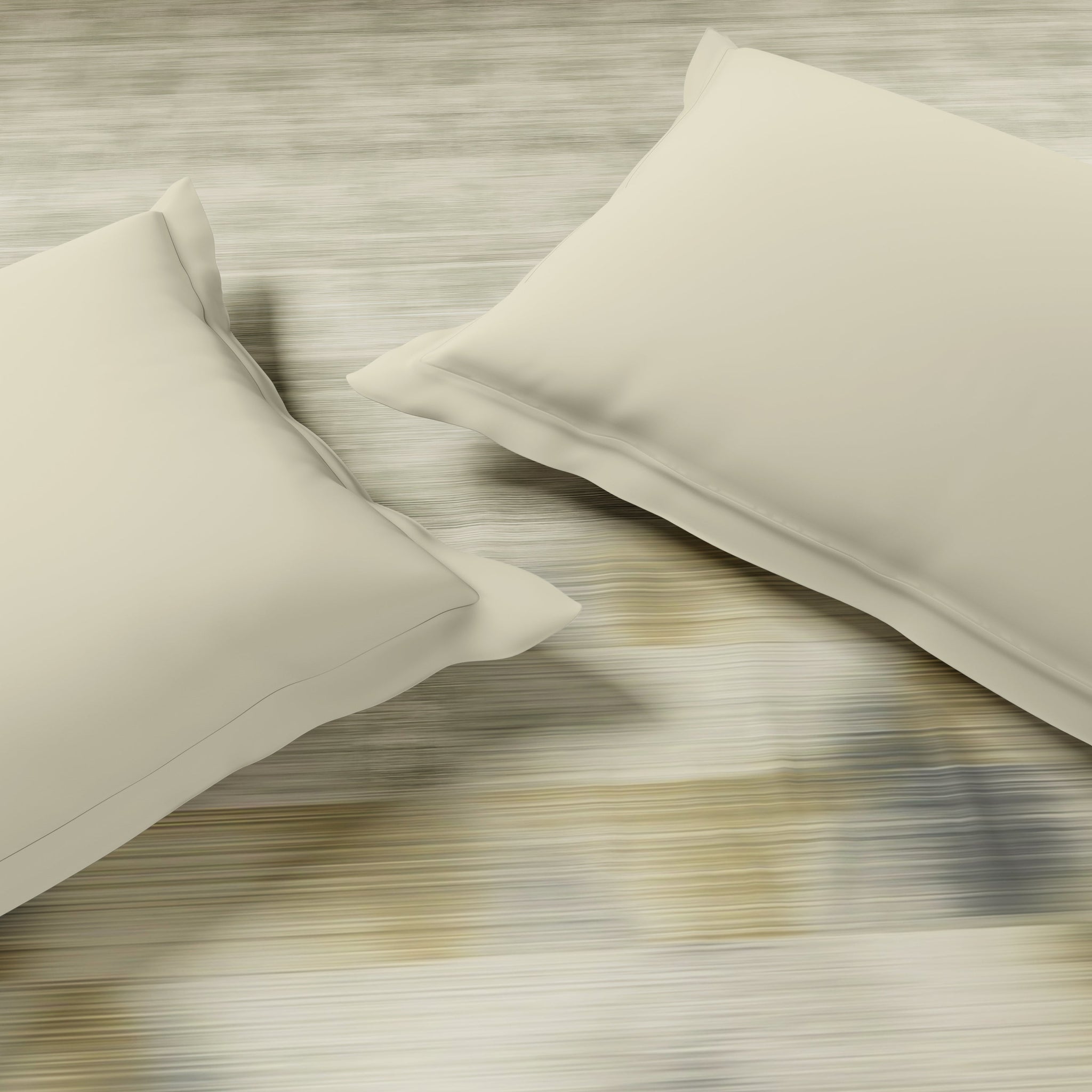 Spaces Luxury Loom Impressions 100% Egyptian Cotton Double Quilt, 350 TC, Geometric, Light Green