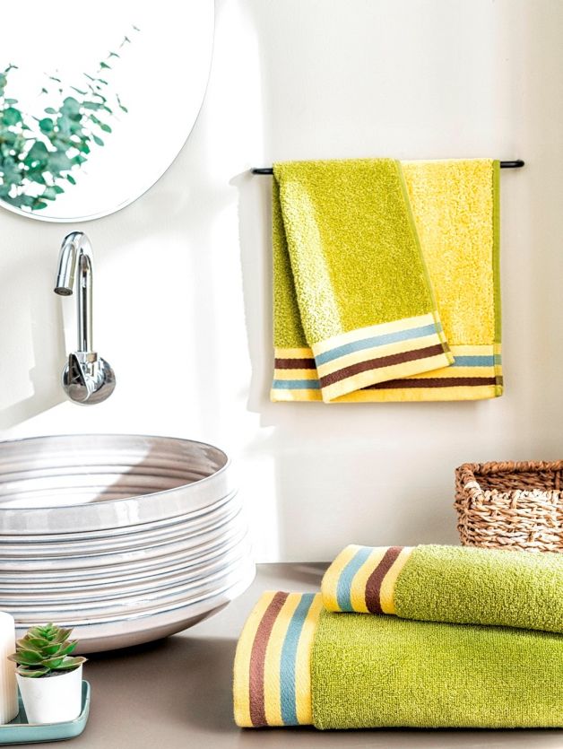 Decor Zest Green Lemon Hand Towel Lemon & Green 40 cm x 60 cm