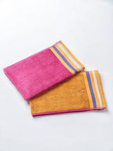 Decor Zest Sunshine Rose Hand Towel Pink & Yellow 40cm x 60cm