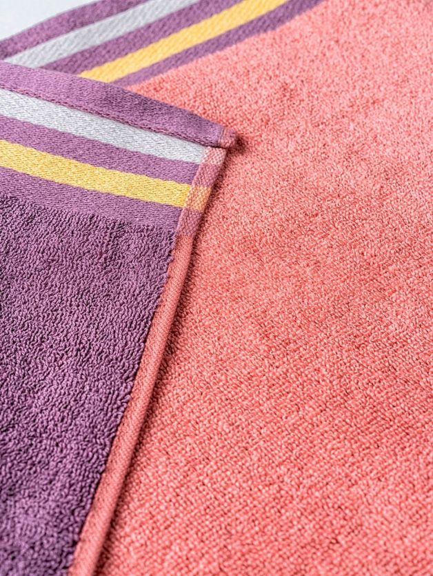 Decor Zest Lilac Clay Hand Towel Orange & Purple 40 cm x 60 cm