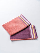 Decor Zest Lilac Clay Hand Towel Orange & Purple 40 cm x 60 cm