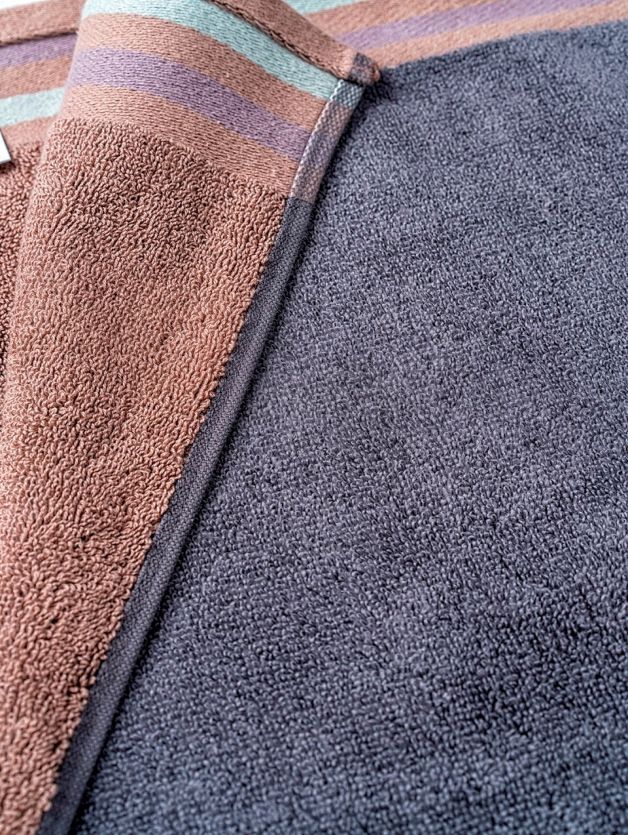 Decor Zest Natural Charcoal Hand Towel Gray & Brown 40 cm x 60 cm