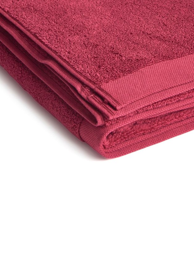 Decor Pioneer Cerise Bath Towel Deep Pink 75 cm x 1.5 m