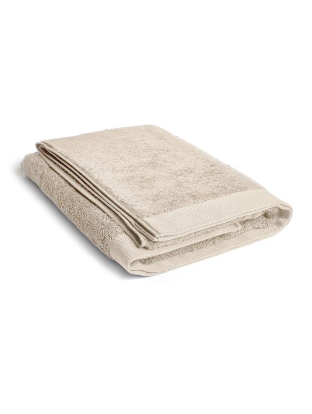 Decor Solitaire Husk Bath Towel Beige 75cm x 1.5m