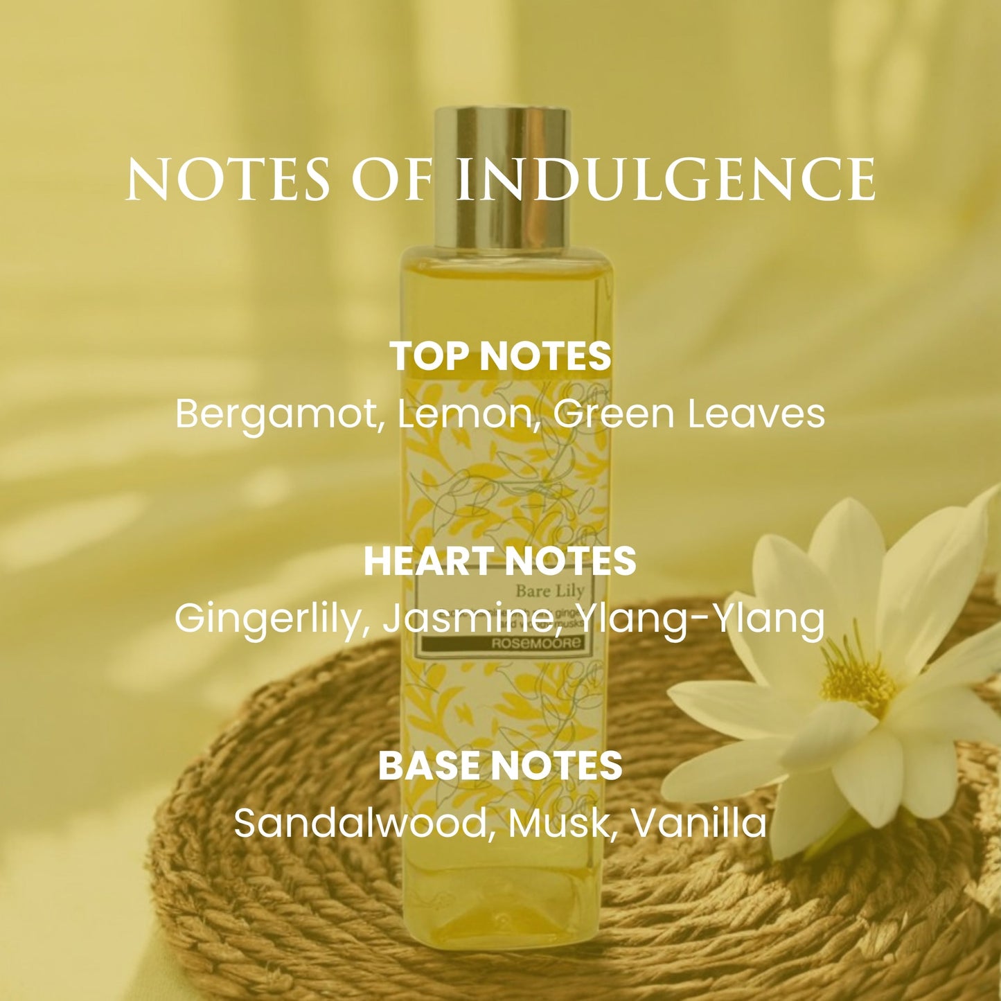Rosemoore Barelily Scented Reed Diffuser Refill Oil 200 ml