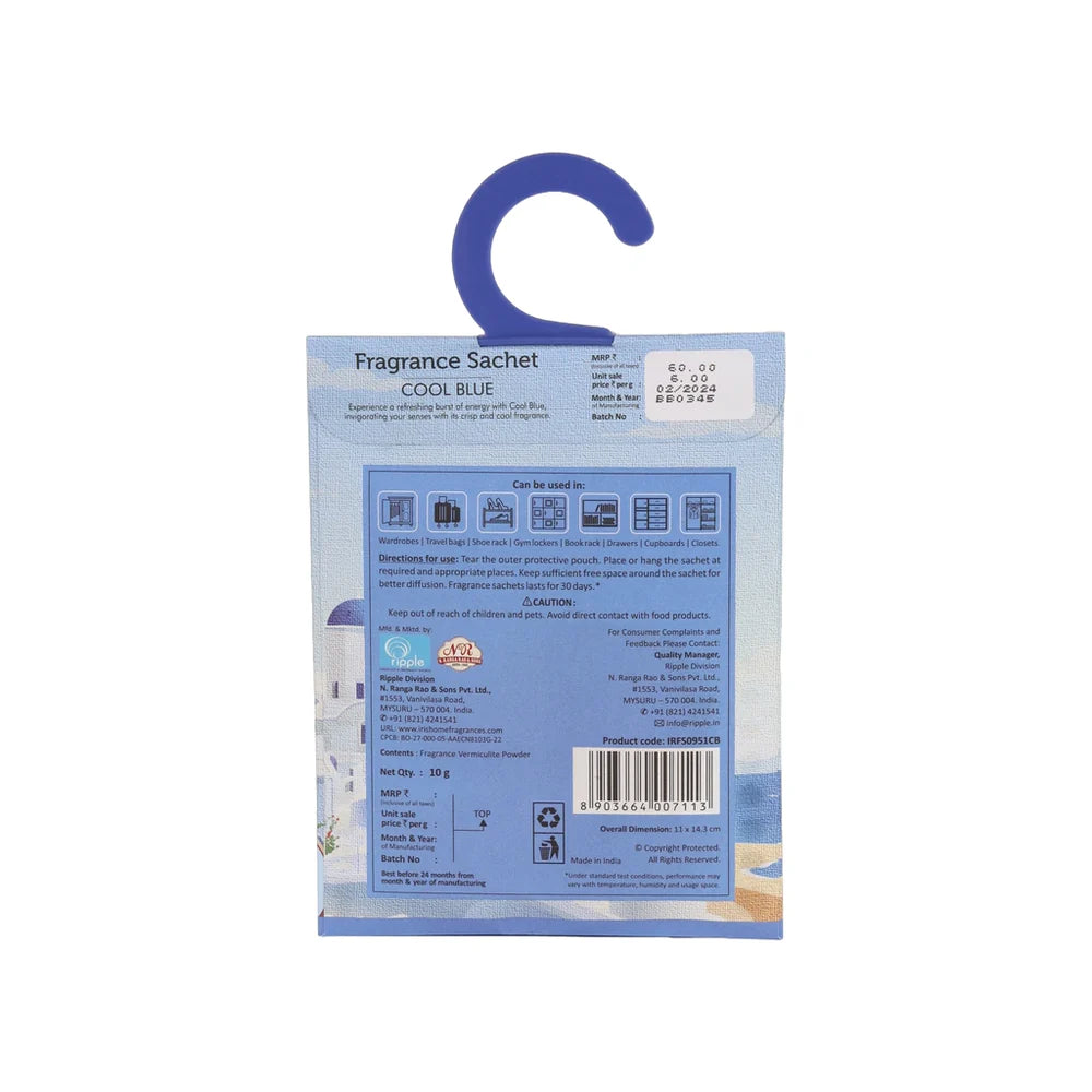 IRIS Cool Blue Fragrance Sachet 10 gm